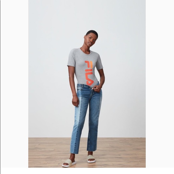 Women’s Fila Quinn Bodysuit in Grey - Picture 5 of 5